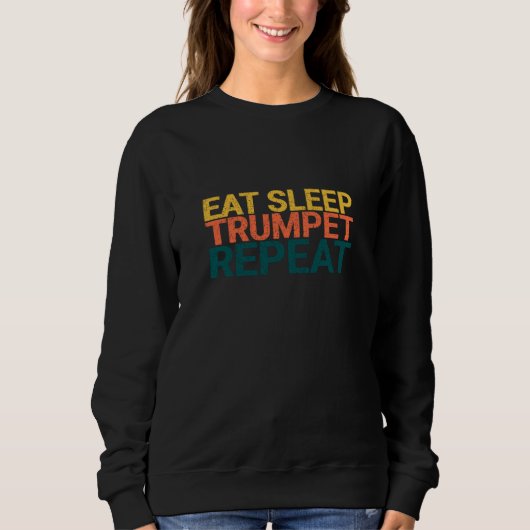 トランペット奏者 スウェットシャツ (正面)