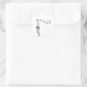 トランペット奏者 スクエアシール (バッグ)