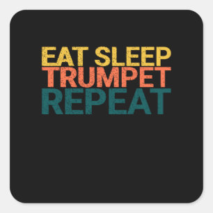 トランペット奏者 スクエアシール