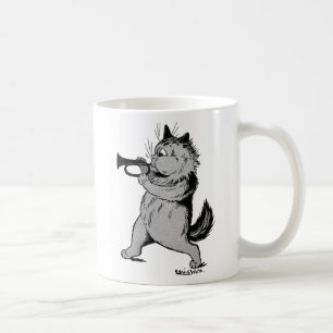 トランペット奏者(トランペーター)の猫ルイス・ウェイン コーヒーマグカップ