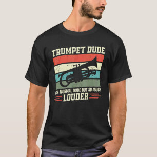 トランペット奏者 ビンテージ レトロ トランペット男 みたいなN Tシャツ
