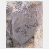 トランペット奏者 フリースブランケット (正面)