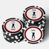 トランペット奏者 ポーカーチップ (積み重ね)
