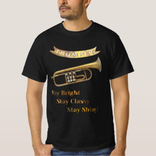 トランペット奏者 楽しい ユーモア 楽器 Tシャツ