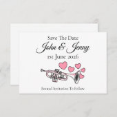 トランペット奏者 結婚 救いの日 (正面/裏面)