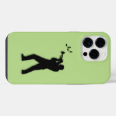 トランペット奏者 iPhoneケース (裏面横)
