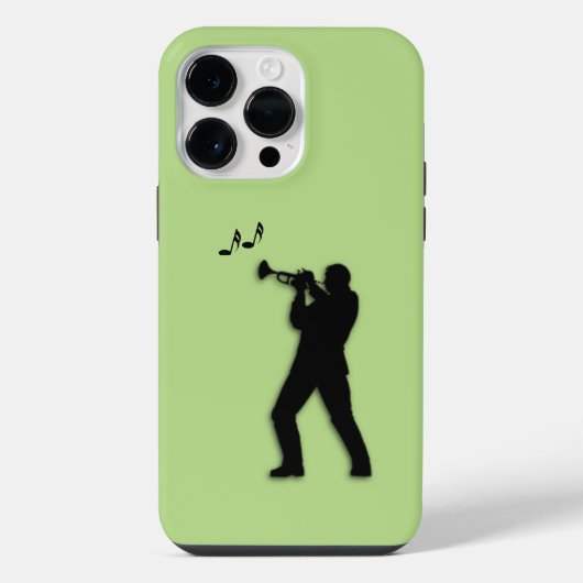 トランペット奏者 iPhoneケース (裏面)