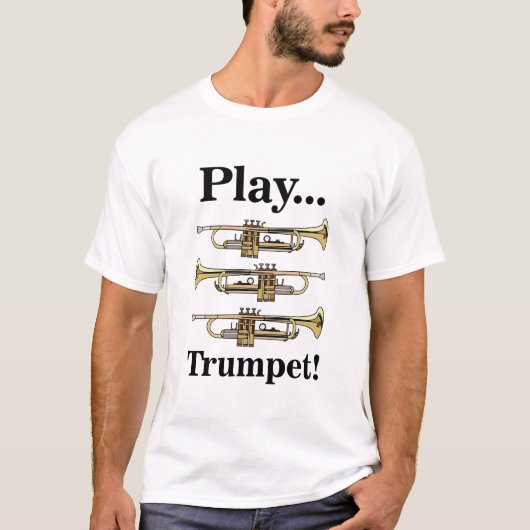 トランペット奏者 Tシャツ (正面)
