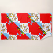 トランペット岩 ビーチタオル (正面)