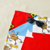 トランペット岩 ビーチタオル (インサイチュ)