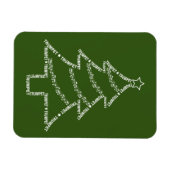 トランペット文字クリスマス マグネット (横)