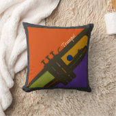 トランペット枕 クッション (ブランケット)