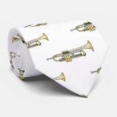 トランペット漫画イラストレーション ネクタイ (ロール)