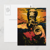 トランペット火 ポストカード (正面/裏面)