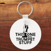 トランペット物おもしろい- Trumpet Music キーホルダー (正面)