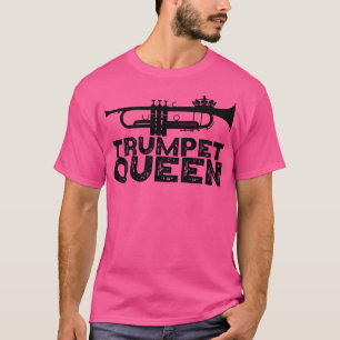 トランペット真鍮おもしろい恋人 – トランペット女王 Tシャツ