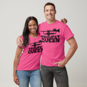 トランペット真鍮おもしろい恋人 – トランペット女王 Tシャツ (ユニセックス)