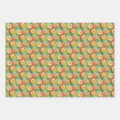 トランペット花ギフトラップ ラッピングペーパーシート (正面2)