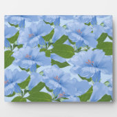 トランペット花卓上プレートとイーゼル フォトプラーク (正面)