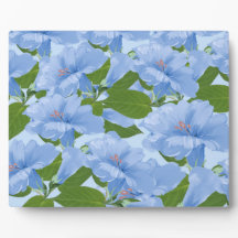 トランペット花卓上プレートとイーゼル