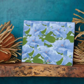 トランペット花卓上プレートとイーゼル フォトプラーク (側面)