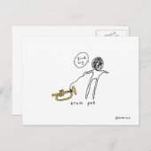 トランペット葉書 ポストカード (正面/裏面)