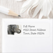 トランペット象差出人住所ラベル ラベル (インサイチュ)