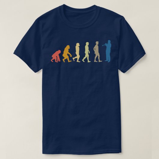 トランペット進化1 Tシャツ (デザイン正面)