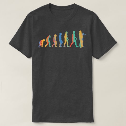 トランペット進化2 Tシャツ (デザイン正面)