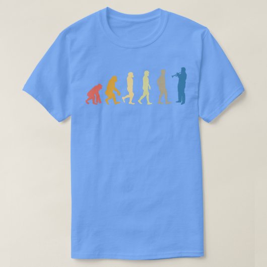 トランペット進化4 Tシャツ (デザイン正面)