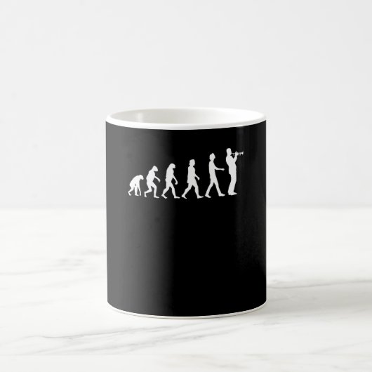 トランペット進化 コーヒーマグカップ (中央)