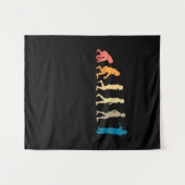 トランペット進化 タペストリー (正面(横))