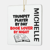 トランペット選手の愛読するカスタム セラミックオーナメント (左)