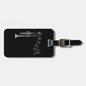 トランペット選手 ラゲッジタグ (正面横)