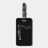 トランペット選手 ラゲッジタグ (裏面縦)