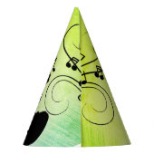 トランペット部グリーンミュージック パーティーハット (裏面)
