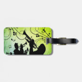 トランペット部グリーンミュージック ラゲッジタグ (裏面横)