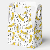 トランペット音楽ノートパターン フェイバーボックス (オープン)