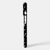 トランペット音楽ノートパターン Case-Mate iPhoneケース (裏面 / 左)