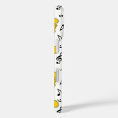 トランペット音楽ノートパターン Case-Mate iPhoneケース (裏面 / 右)