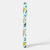 トランペット音楽ノートパターン Case-Mate iPhoneケース (裏面 / 右)