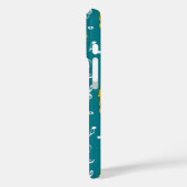 トランペット音楽ノートパターン Case-Mate iPhoneケース (裏面 / 左)