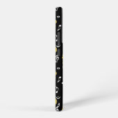 トランペット音楽ノートパターン SAMSUNG GALAXYケース (右側面)