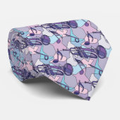 トランペット音楽ノートフラグメント ネクタイ (ロール)