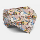 トランペット音楽ノートフラグメント ネクタイ (ロール)