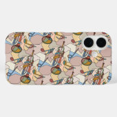 トランペット音楽ノートフラグメント Case-Mate iPhoneケース (裏面 (横))