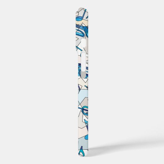 トランペット音楽ノートフラグメント Case-Mate iPhoneケース (裏面 / 左)