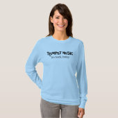 トランペット音楽ファンドムシャツ Tシャツ (正面フル)