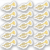 トランペット音楽レッスン先生武城プランナー シール (正面)