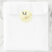 トランペット音楽先生 ラウンドシール (バッグ)